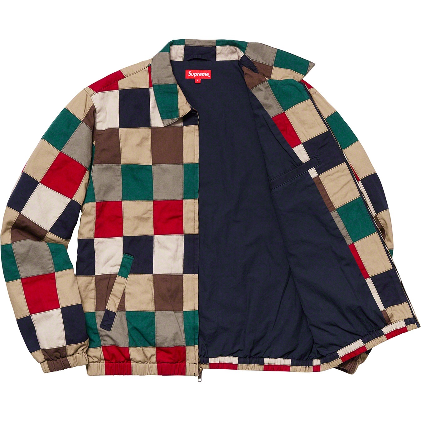 Patchwork Harrington Jacket view 9